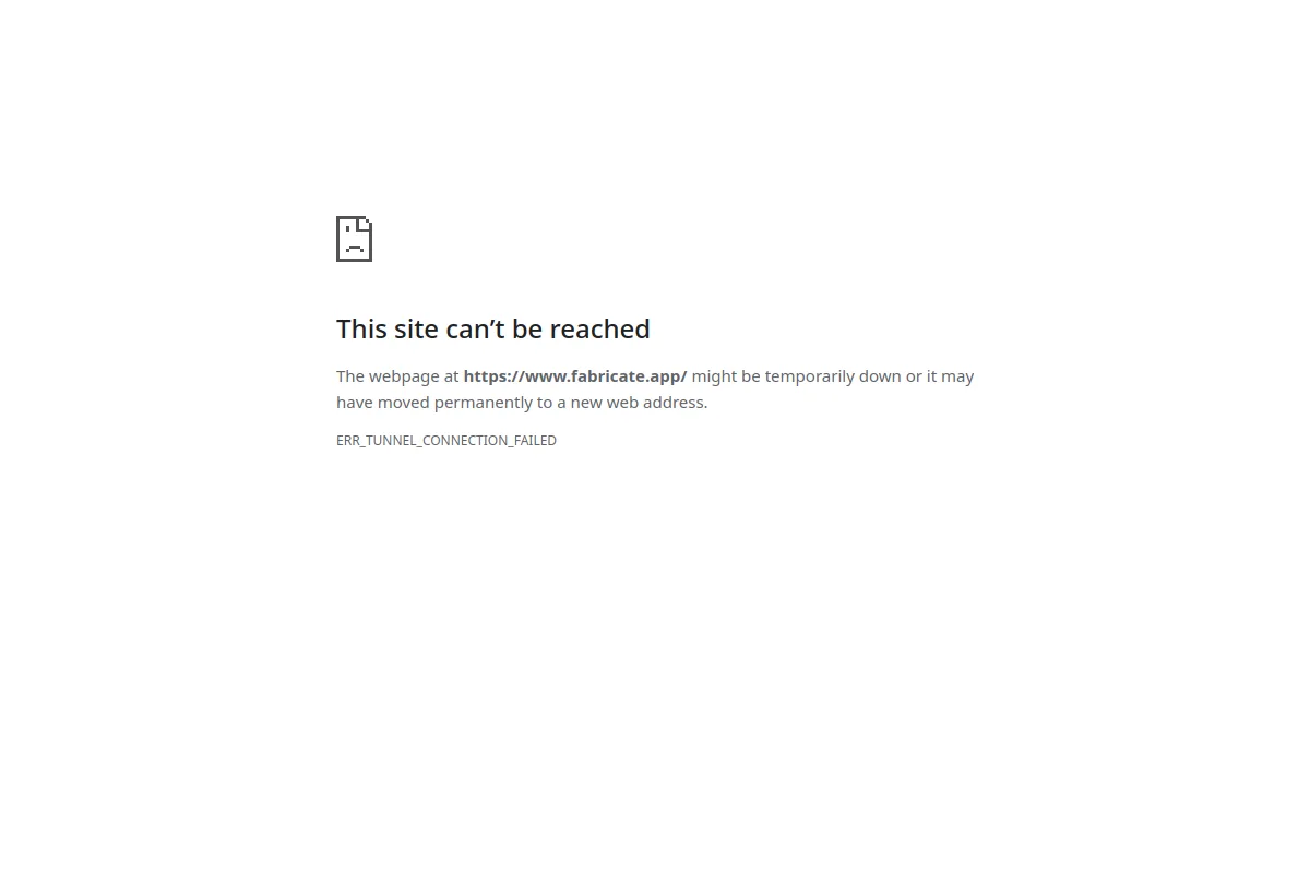 Fabricate 首页或项目页面截图